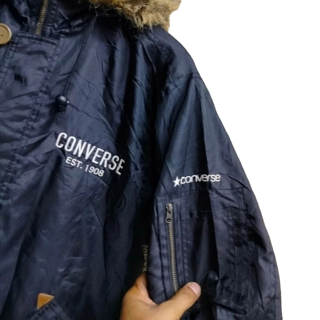 Converse Vintage Converse Big Logo Hoodie Fur Jacket Size US M / EU 48-50 / 2 - 5 Thumbnail