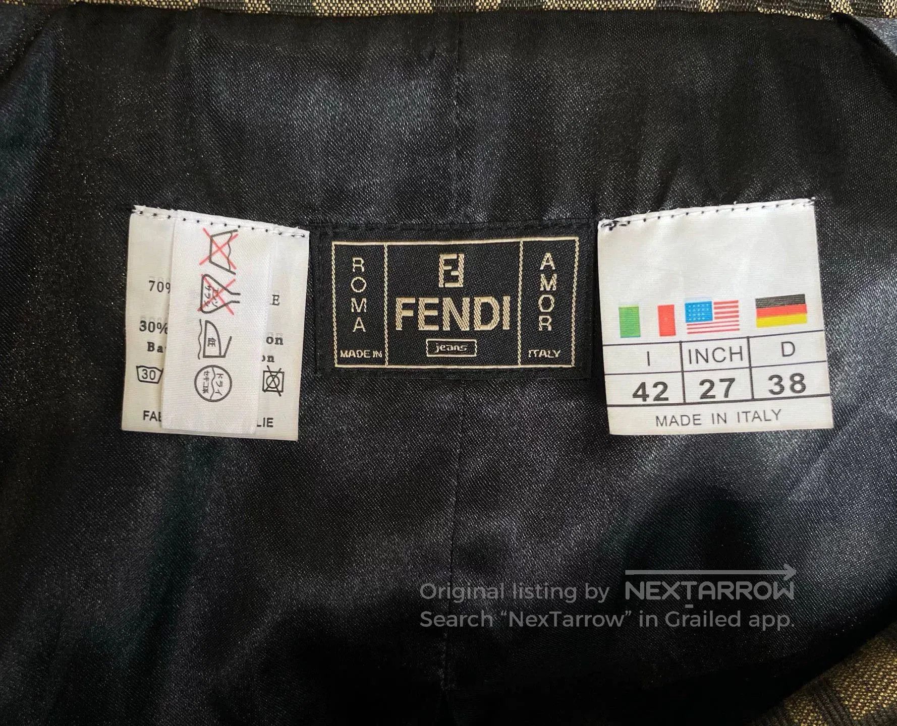Fendi Fendi. Size US M / EU 48-50 / 2 - 5 Thumbnail