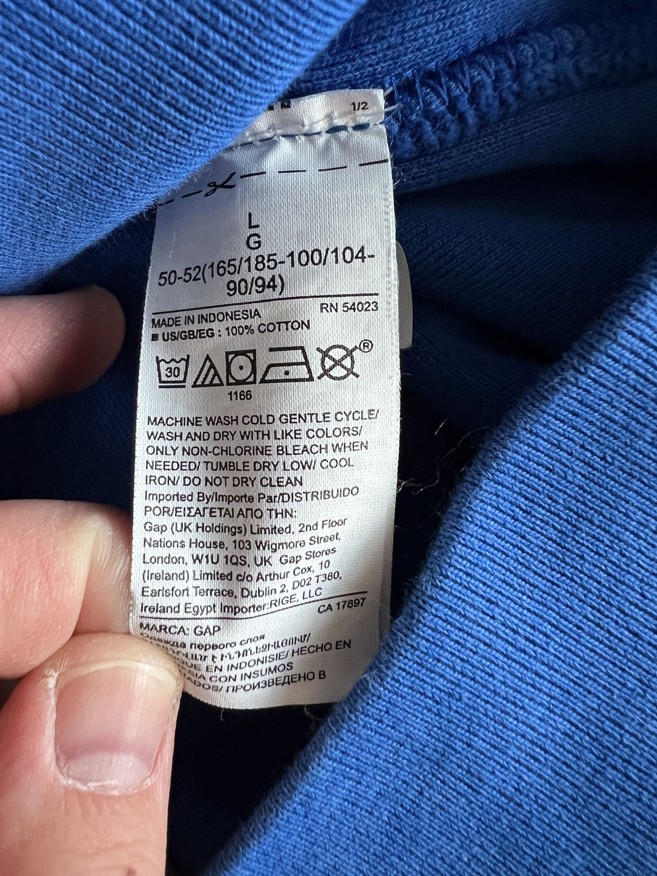 Kanye West GAP x Kanye West Hoodie Blue Size US L / EU 52-54 / 3 - 4 Thumbnail