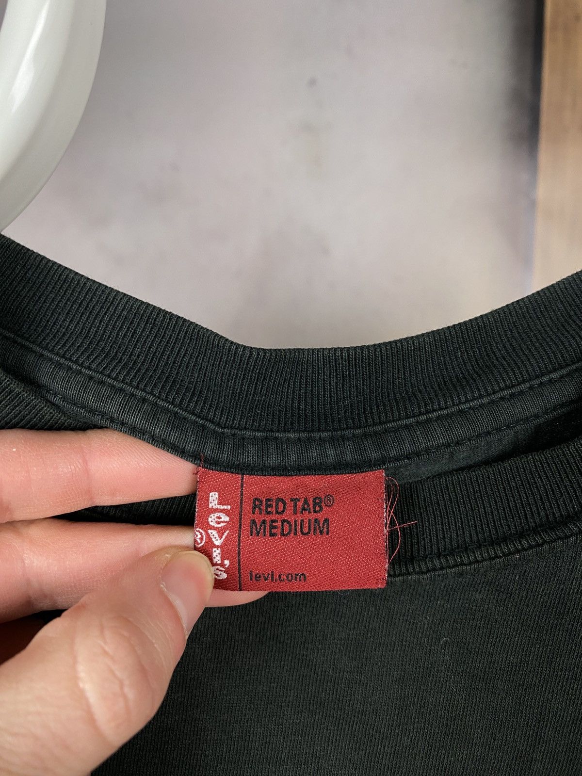 Levi's Vintage Clothing 🛣️Vintage 90s T-Shirt Levi’s Red Tab Biker VTG Demon Tee🛣️ Size US M / EU 48-50 / 2 - 9 Thumbnail