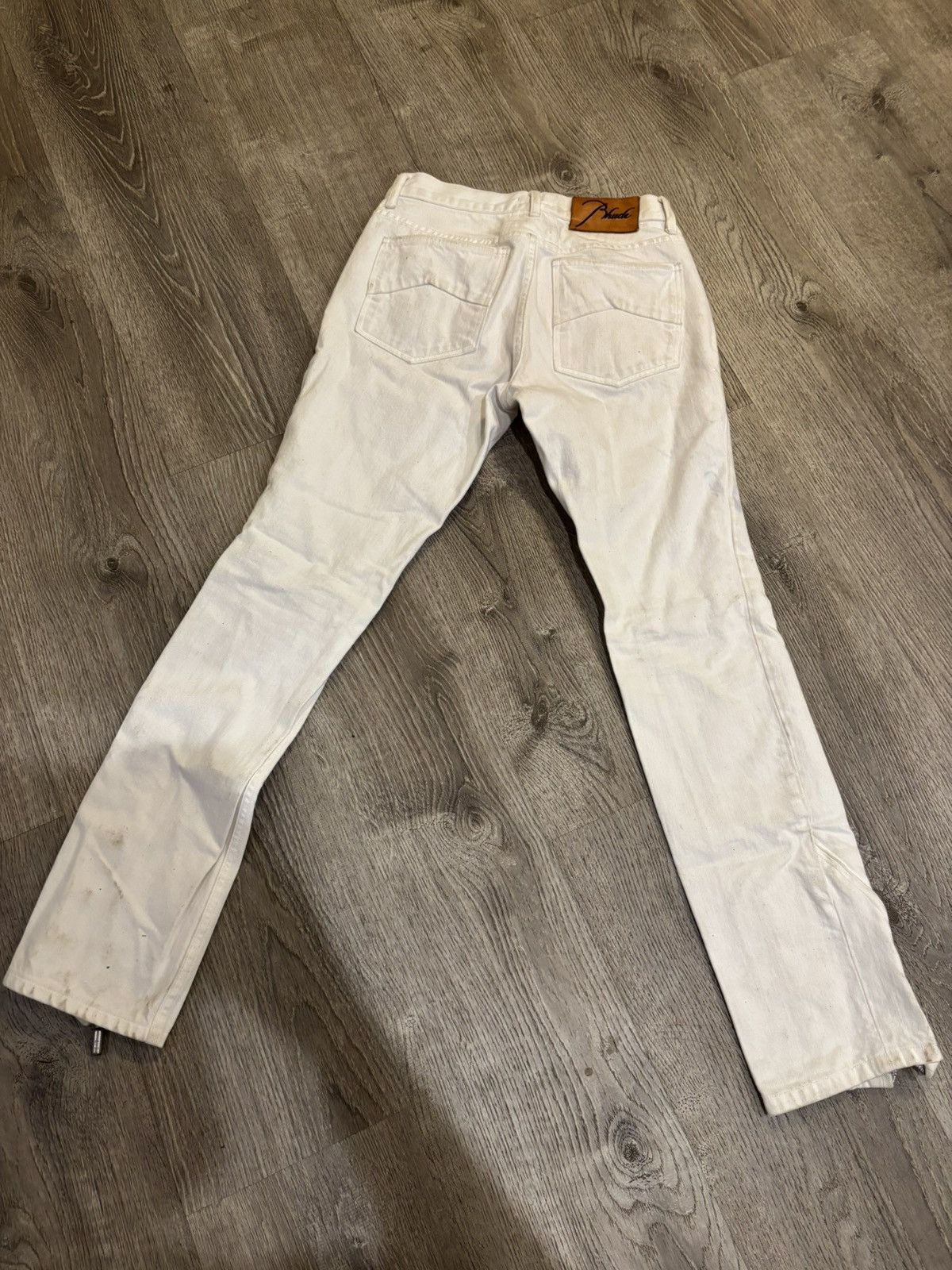 Rhude Rhude White Denim Size US 30 / EU 46 - 4 Thumbnail