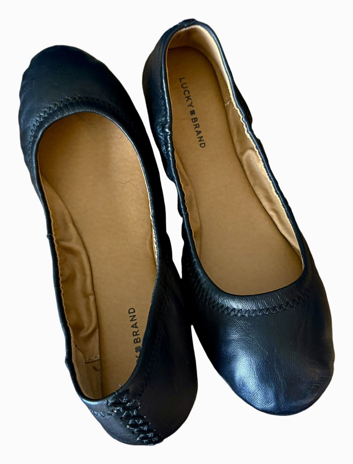 Lucky Brand Lucky Brand Erin Leather Ballet Flats Size US 8.5 / IT 38.5 - 8 Thumbnail