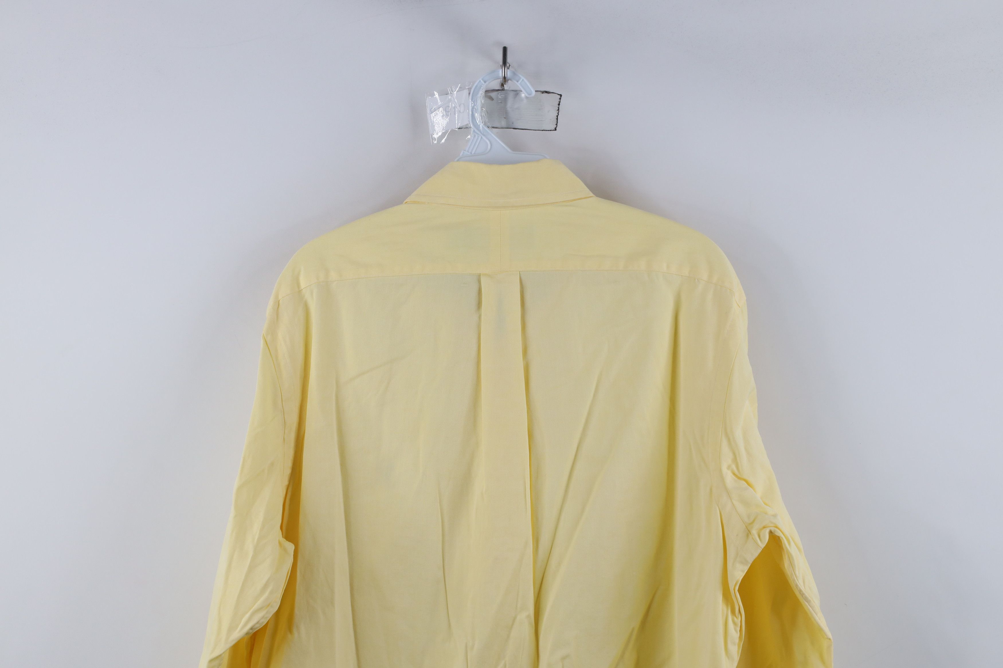 Ralph Lauren × Vintage Vintage Ralph Lauren Faded Collared Button Down Shirt Yellow Size US M / EU 48-50 / 2 - 10 Thumbnail