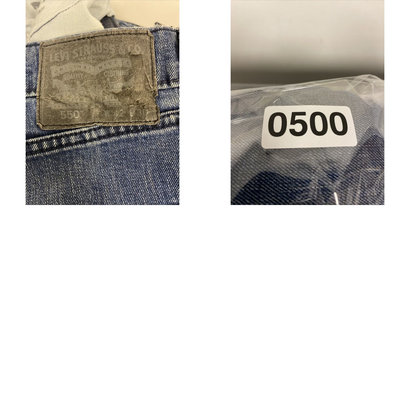Denime VINTAGE Levi Strauss 550 Denim Jeans Men 42x30 Straight Big & Tall Blue Comfort Jeans Mens 42x30 Size US 42 / EU 58 - 9 Thumbnail