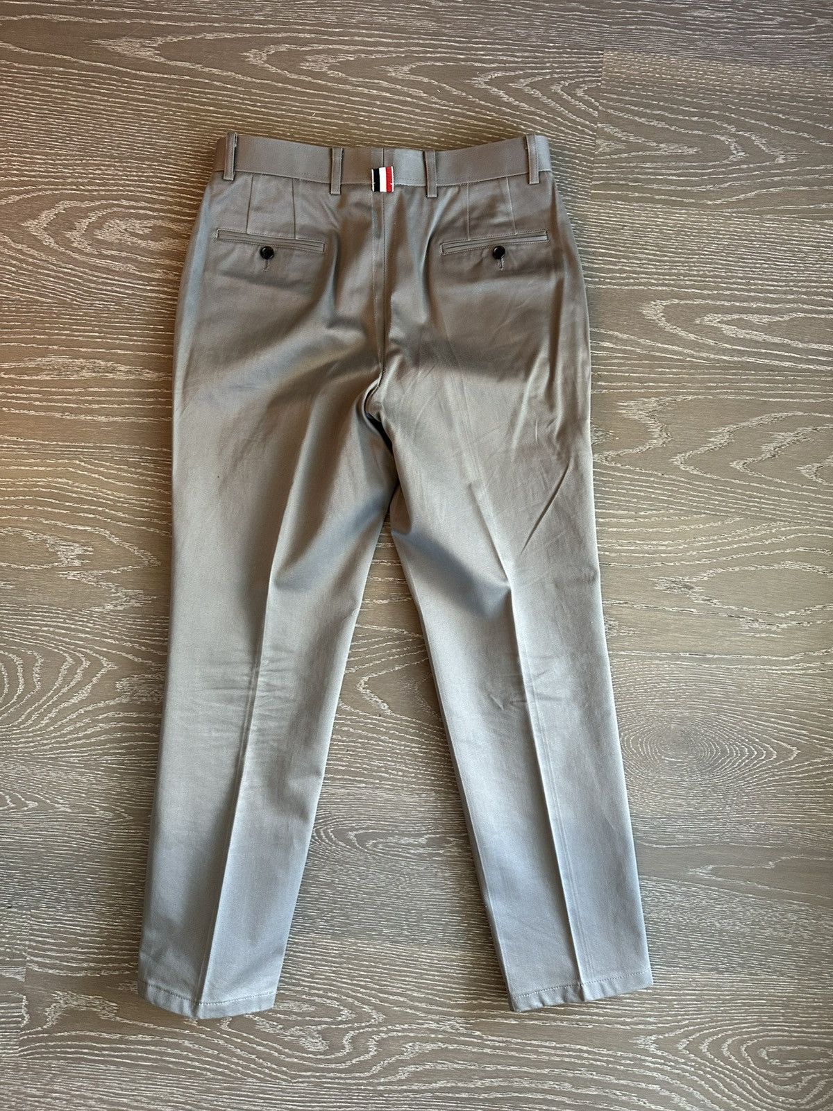 Thom Browne Gray Cotton Trousers Size US 30 / EU 46 - 3 Thumbnail