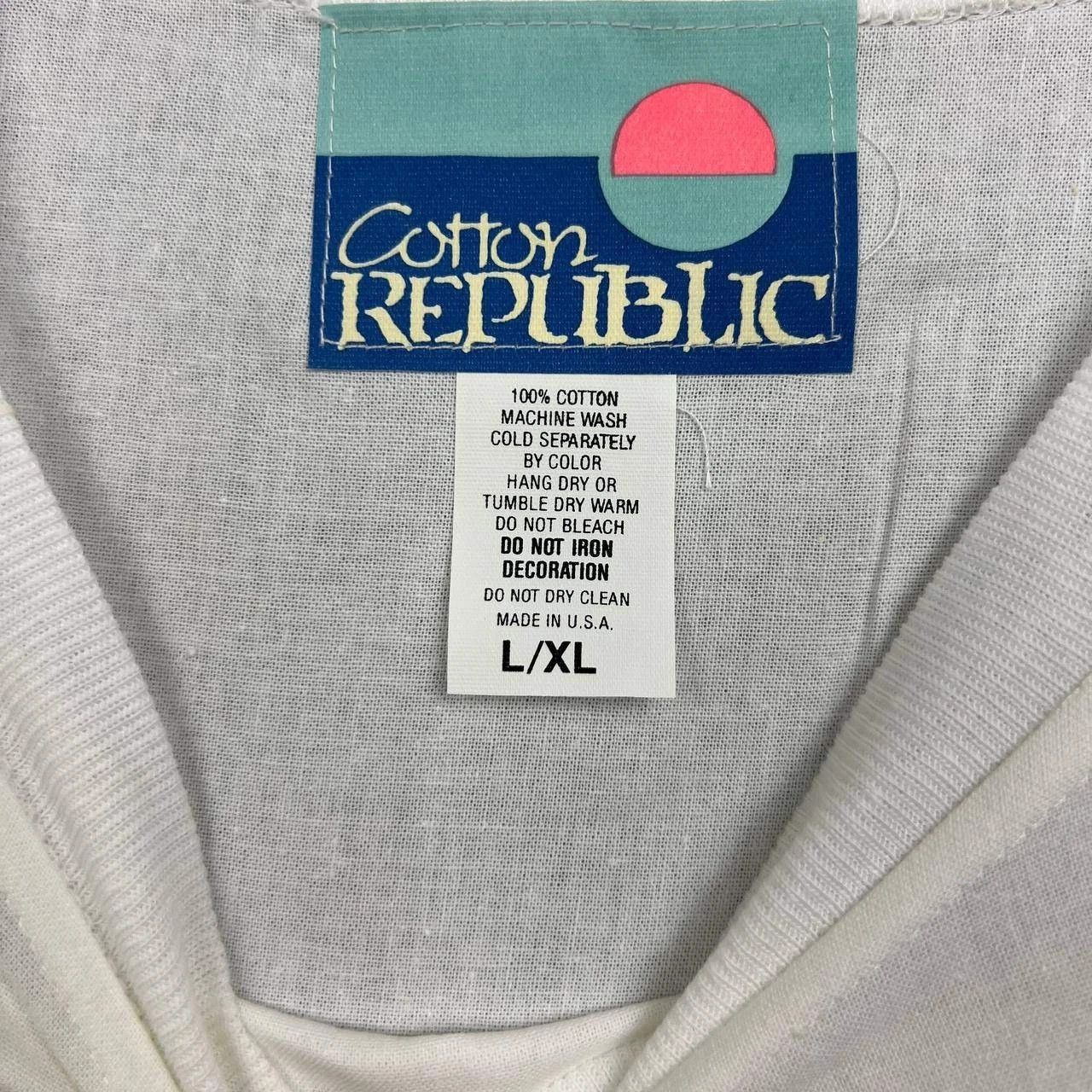 Other Vintage Washington DC Shirt Men L/XL Cotton Republic Size US XL / EU 56 / 4 - 3 Thumbnail