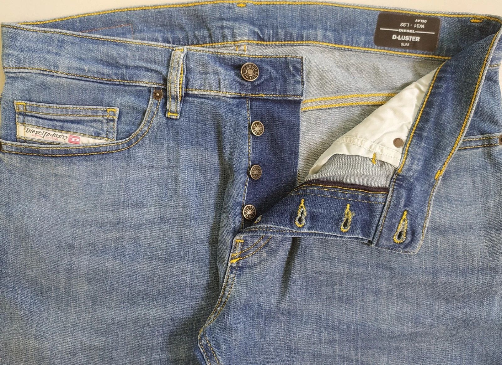 Diesel Diesel D-LUSTER L.32 MENS JEANS T/9938 Size US 31 - 5 Thumbnail