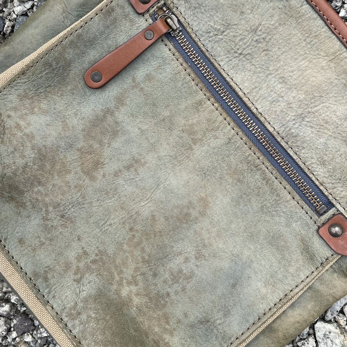 Japanese Brand × Leather C'omodo + plust Leather Sling Bag Size ONE SIZE - 16 Thumbnail