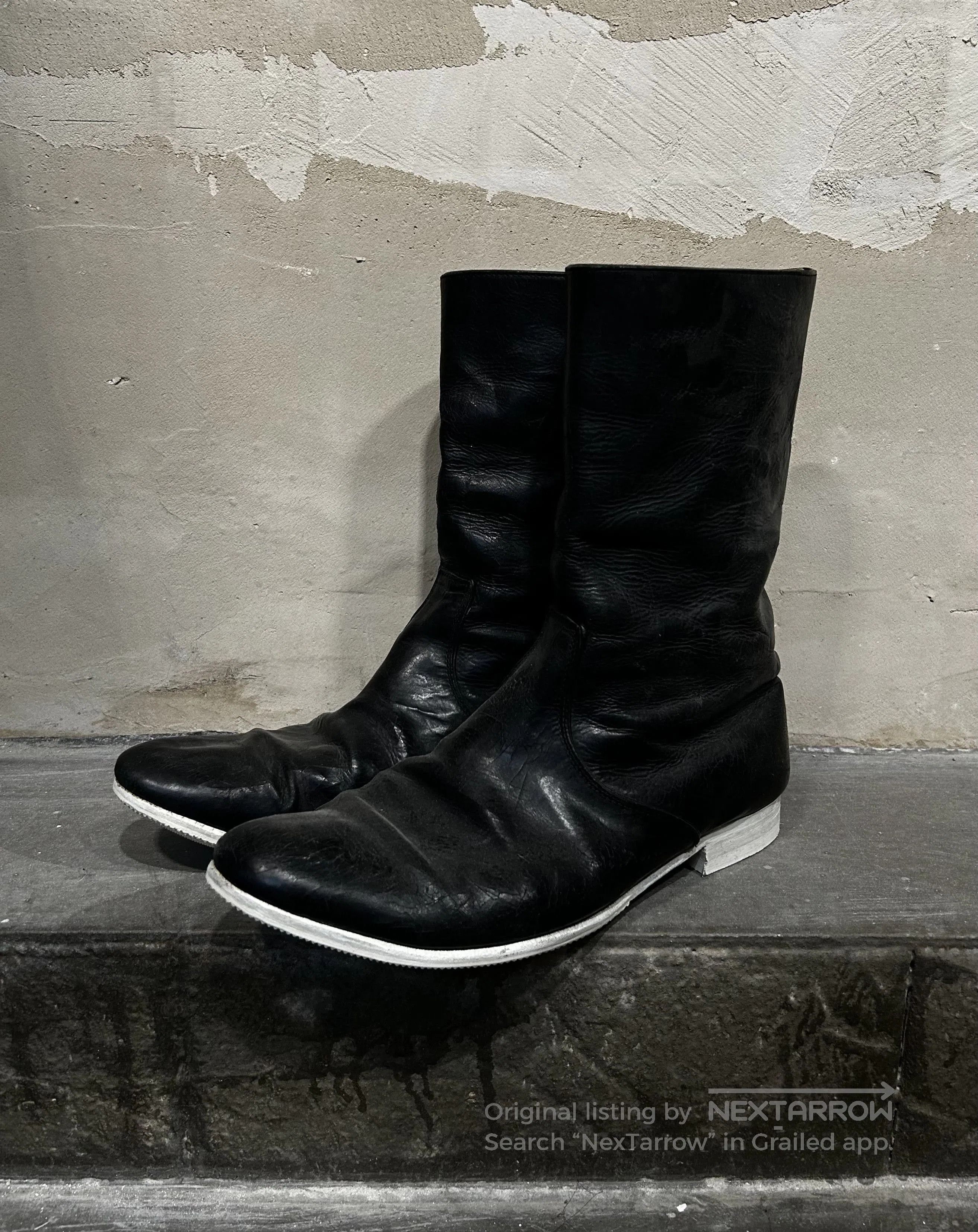 DEN IM by SIKI IM Number (N)ine 2002ss Modern Age Leather Boots. Size US 8 / EU 41 - 3 Thumbnail