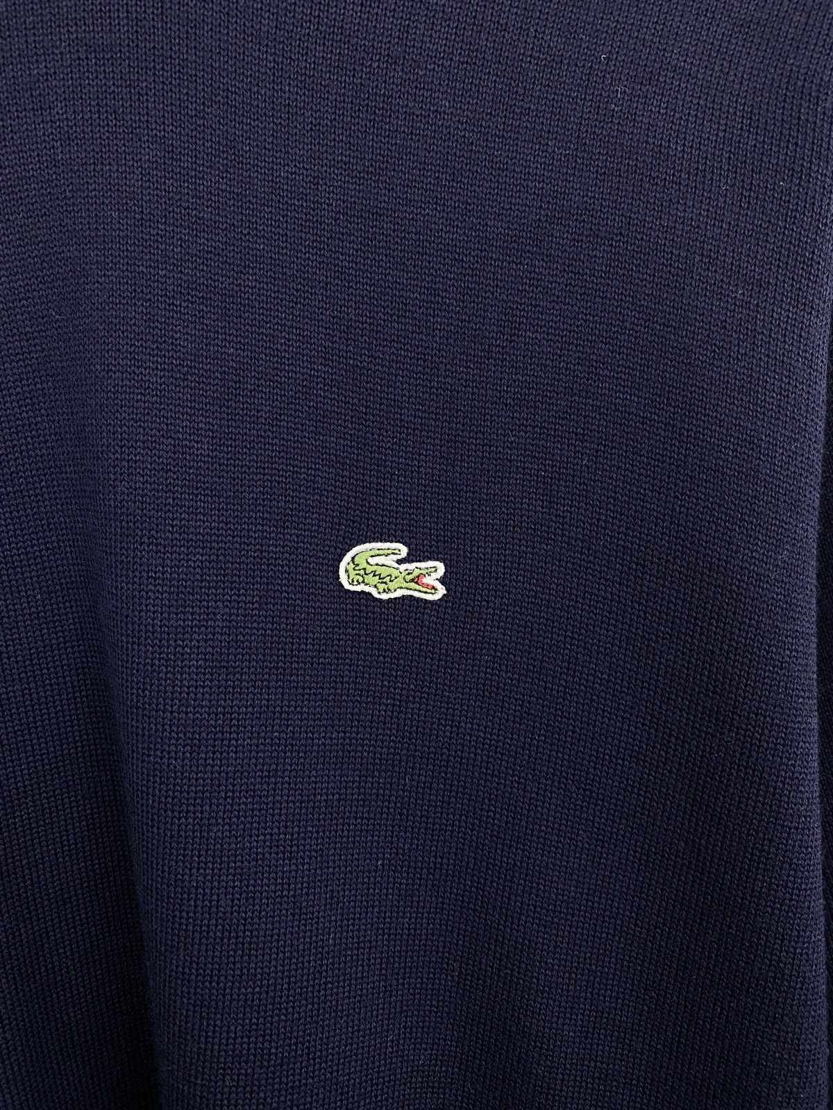Lacoste 🇫🇷 Vintage 90s Lacoste Sweater Made In France Rare Retro Size US XL / EU 56 / 4 - 4 Thumbnail