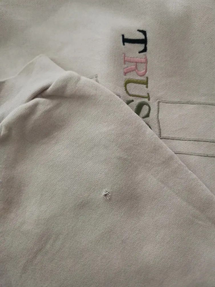 Trussardi Trussardi JR Embroidered Big Logo Sweatshirt Size US L / EU 52-54 / 3 - 7 Thumbnail