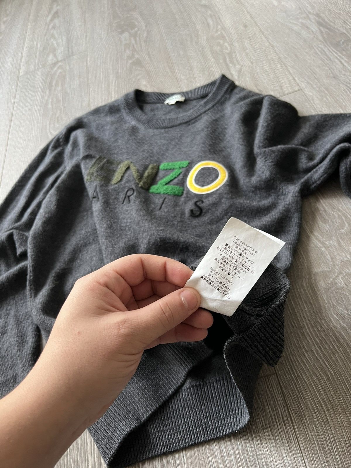 Kenzo × Vintage Kenzo Paris Sweater Size US L / EU 52-54 / 3 - 11 Thumbnail