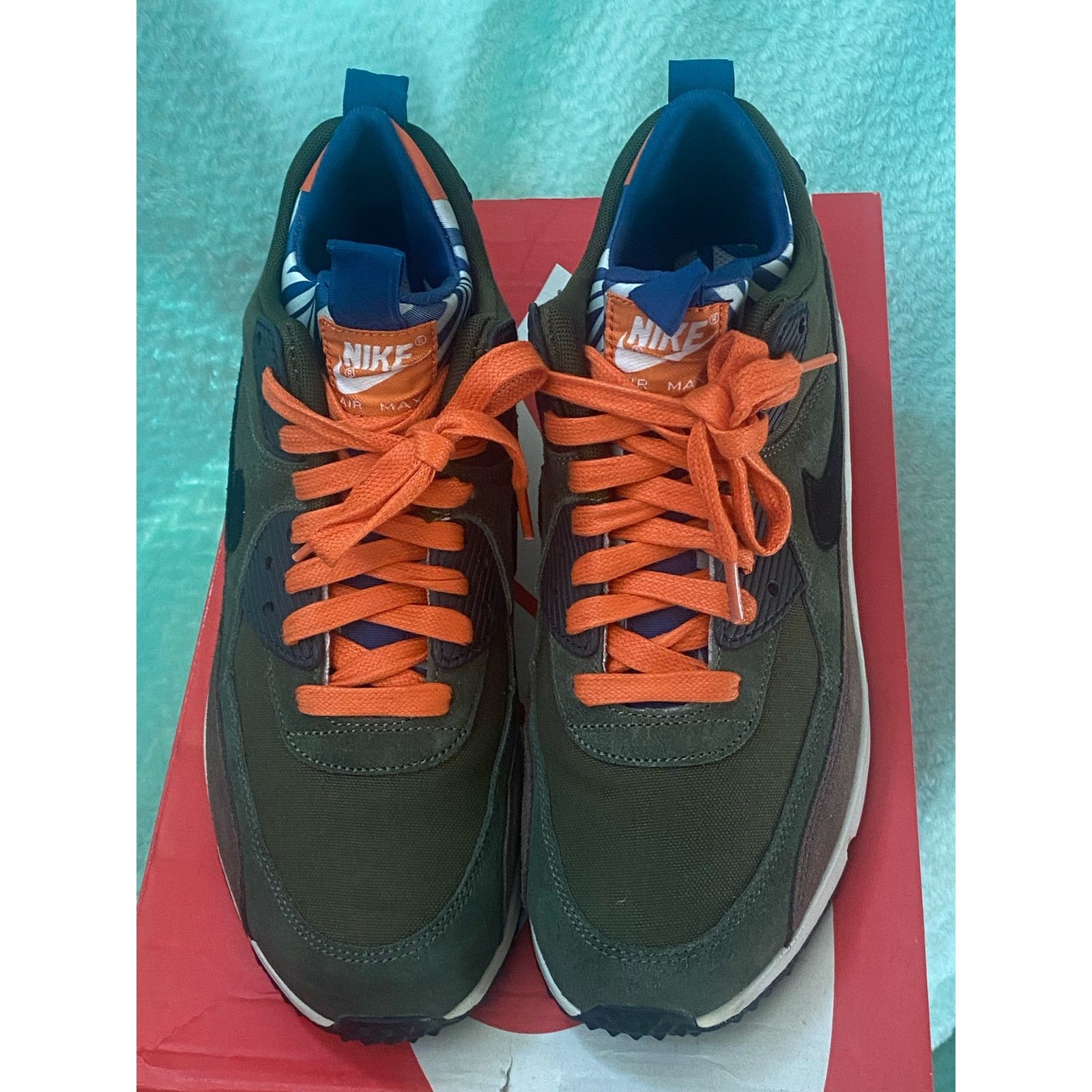 Nike Air Max 90 Sneakerboot PRM 'Lagoon Green' m8.5 w10 Size US 8.5 / EU 41-42 - 4 Thumbnail