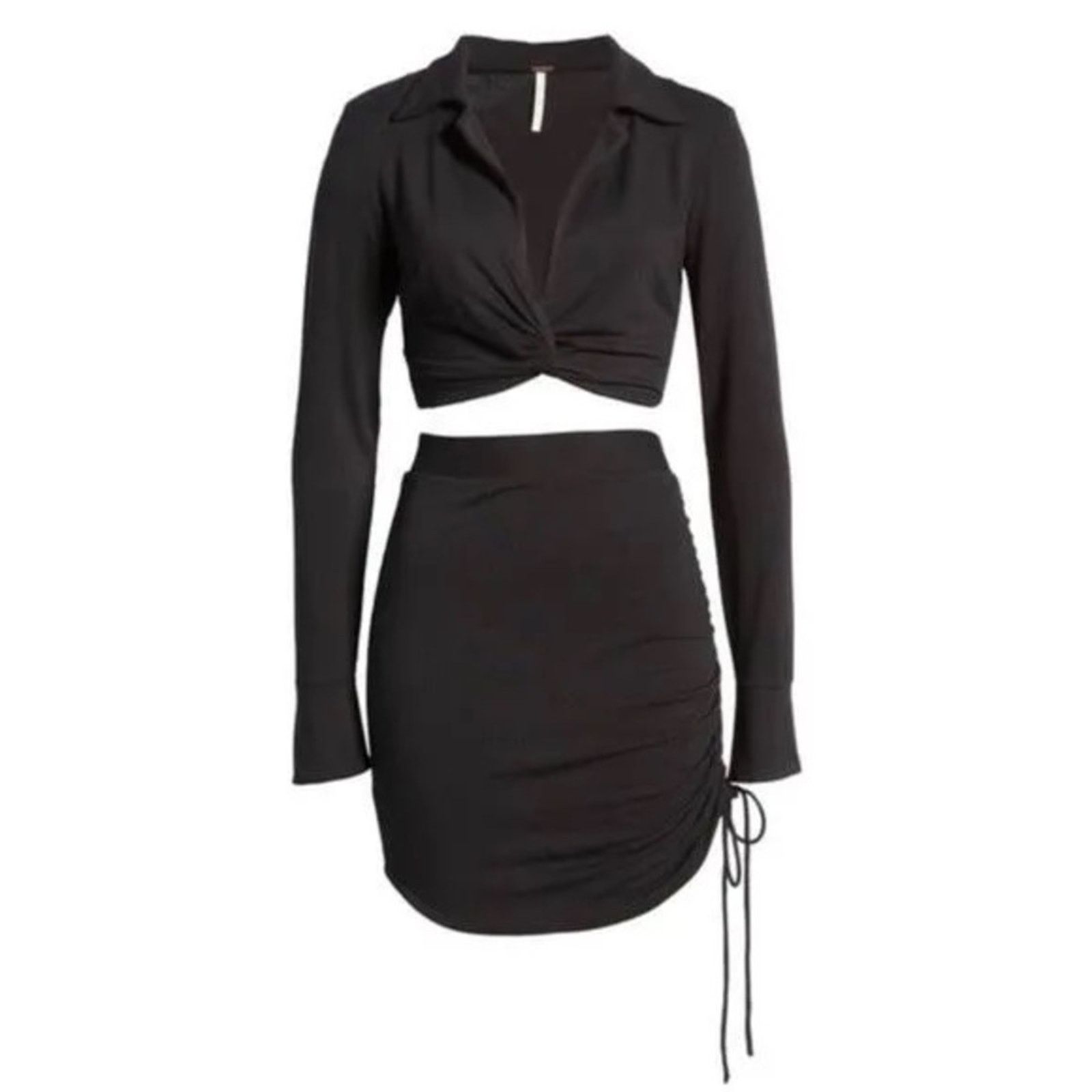 Free People NWOT Free People Clara set in black Size 32" / US 10 / IT 46 - 2 Thumbnail