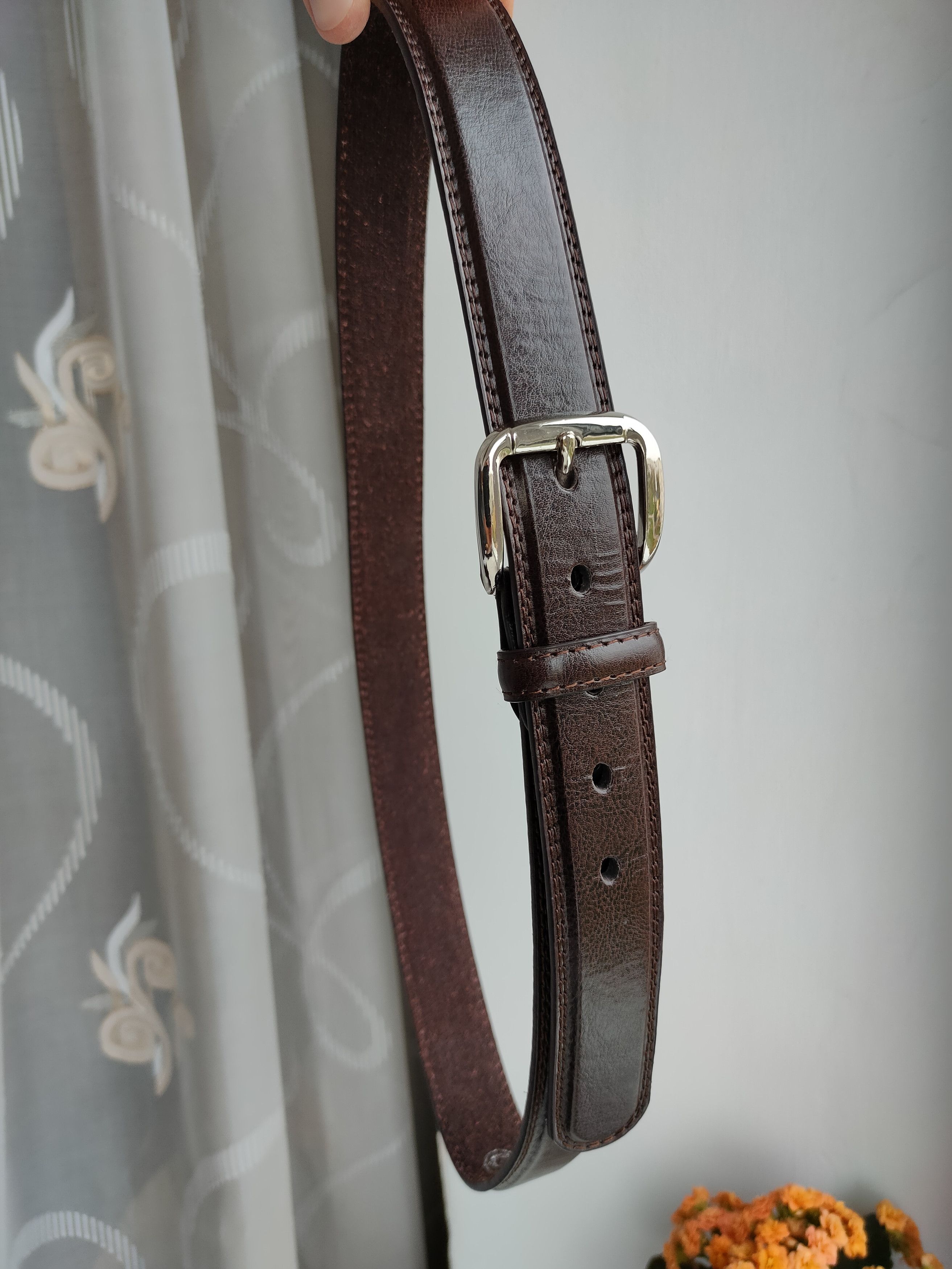 Genuine Leather Carabou Avantgarde Leather Belt Bonded Leather Belts Size ONE SIZE - 2 Thumbnail