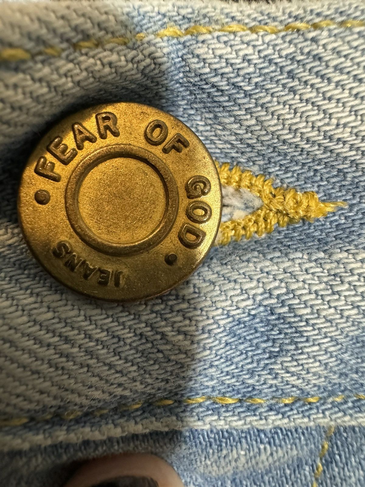 Fear of God Distressed Denim Zipped Hem Denim Size US 36 / EU 52 - 5 Thumbnail
