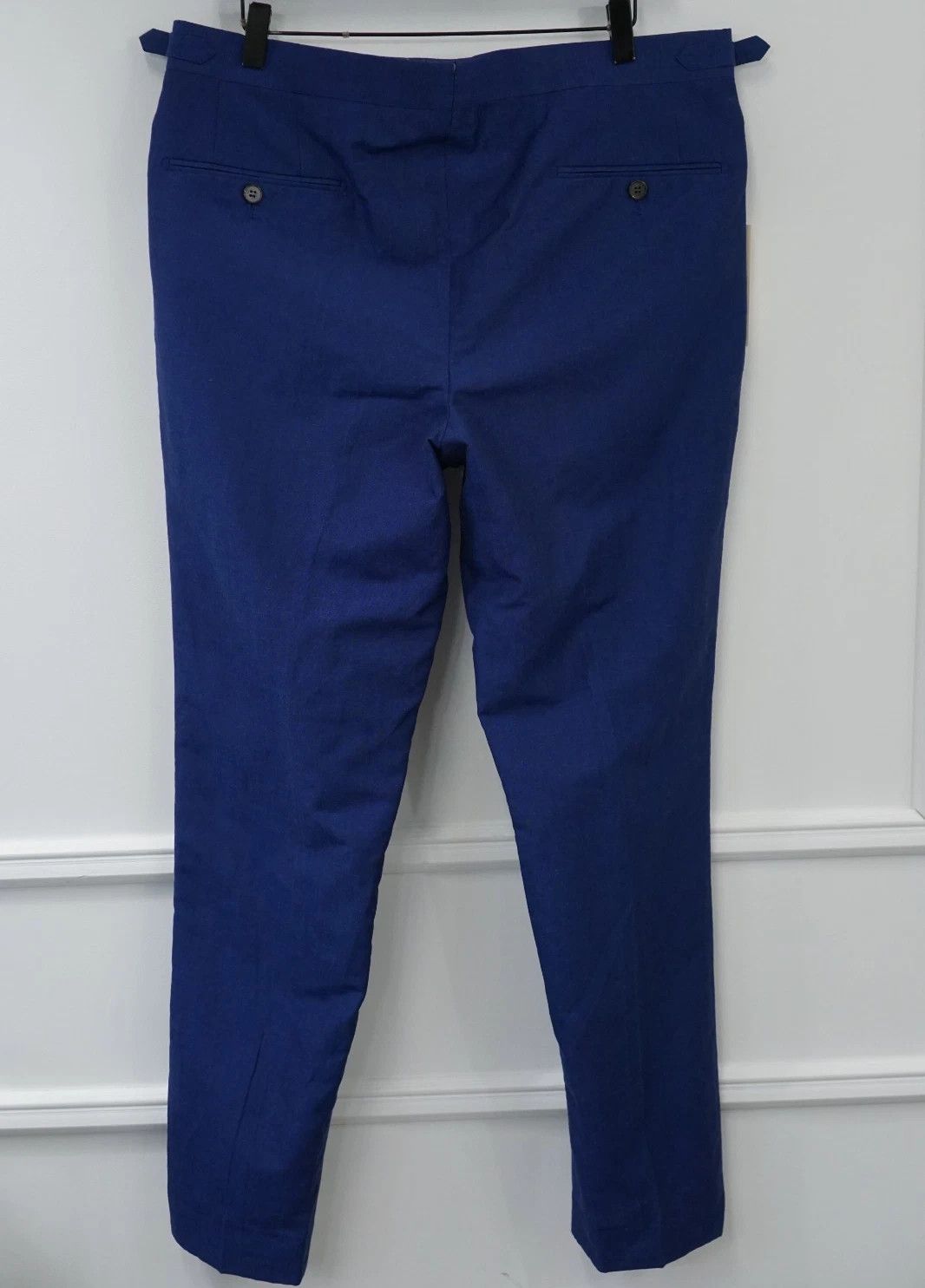 Suitsupply Men Suitsupply Pants Navy Blue Wool Washington Blueline US40 Size 40R - 2 Thumbnail