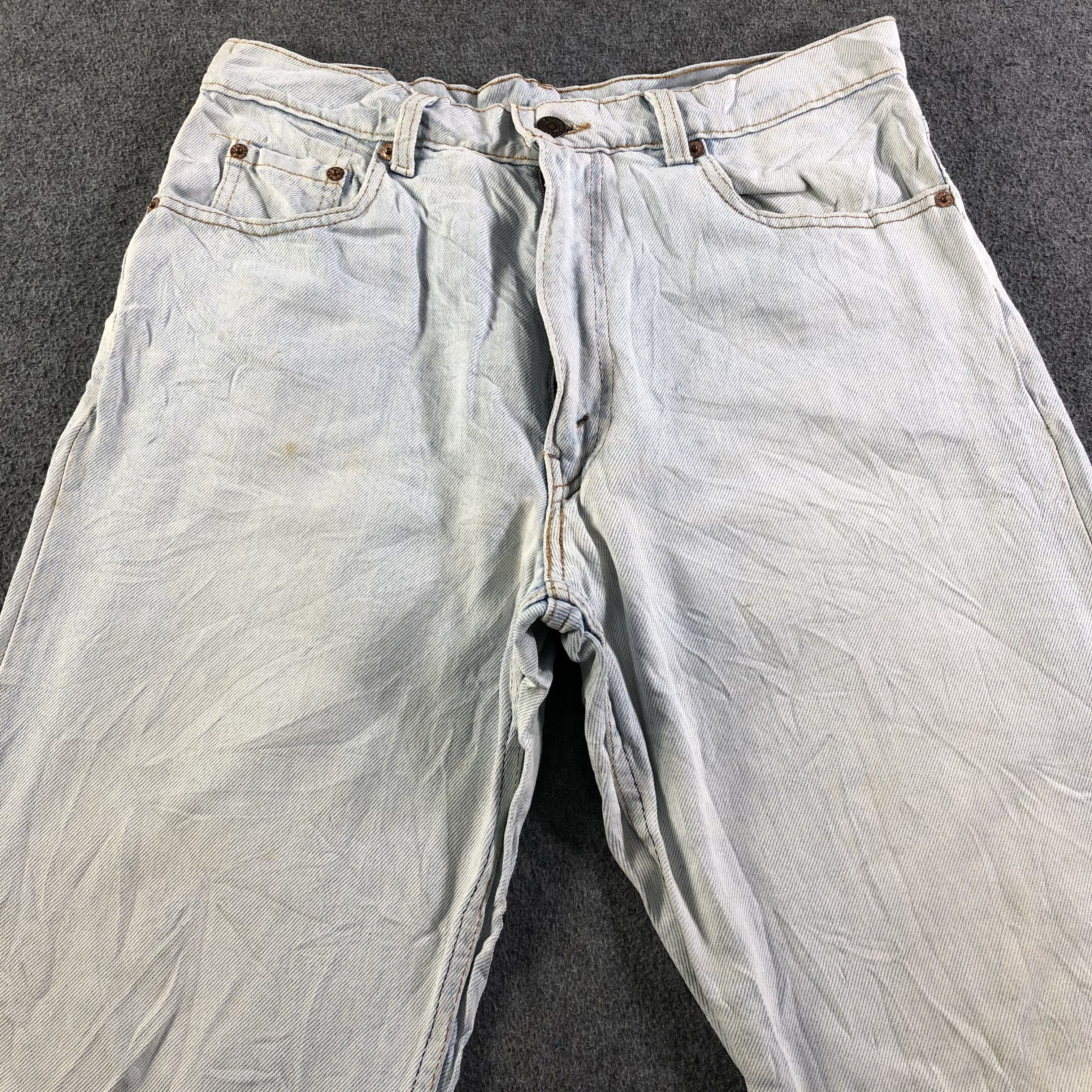 Levi's 90s Vintage Light Wash Levis 510 Jeans-J3966 Size US 32 / EU 48 - 3 Thumbnail