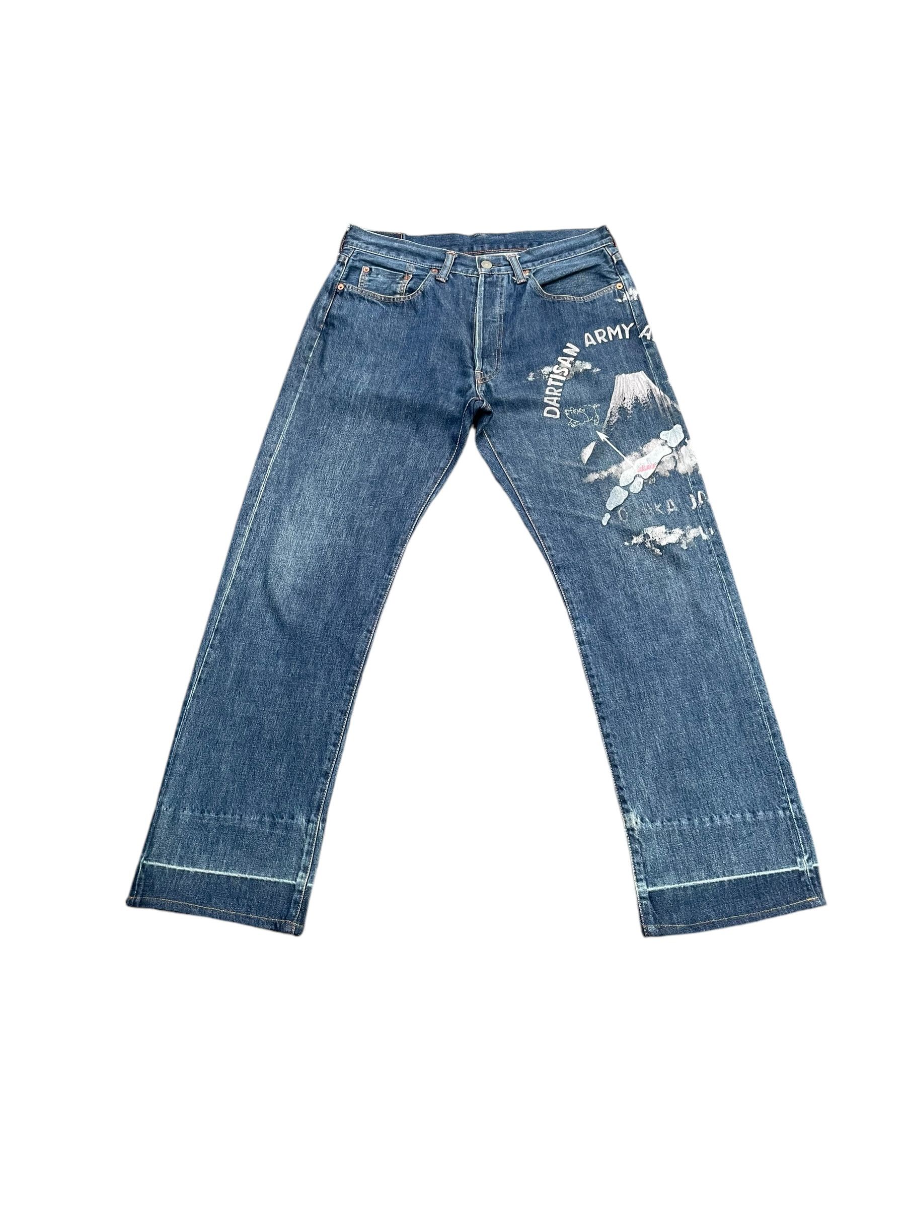 Studio D'Artisan Vintage Redline Studio D Artistan 303 Denim Size US 33 - 2 Thumbnail