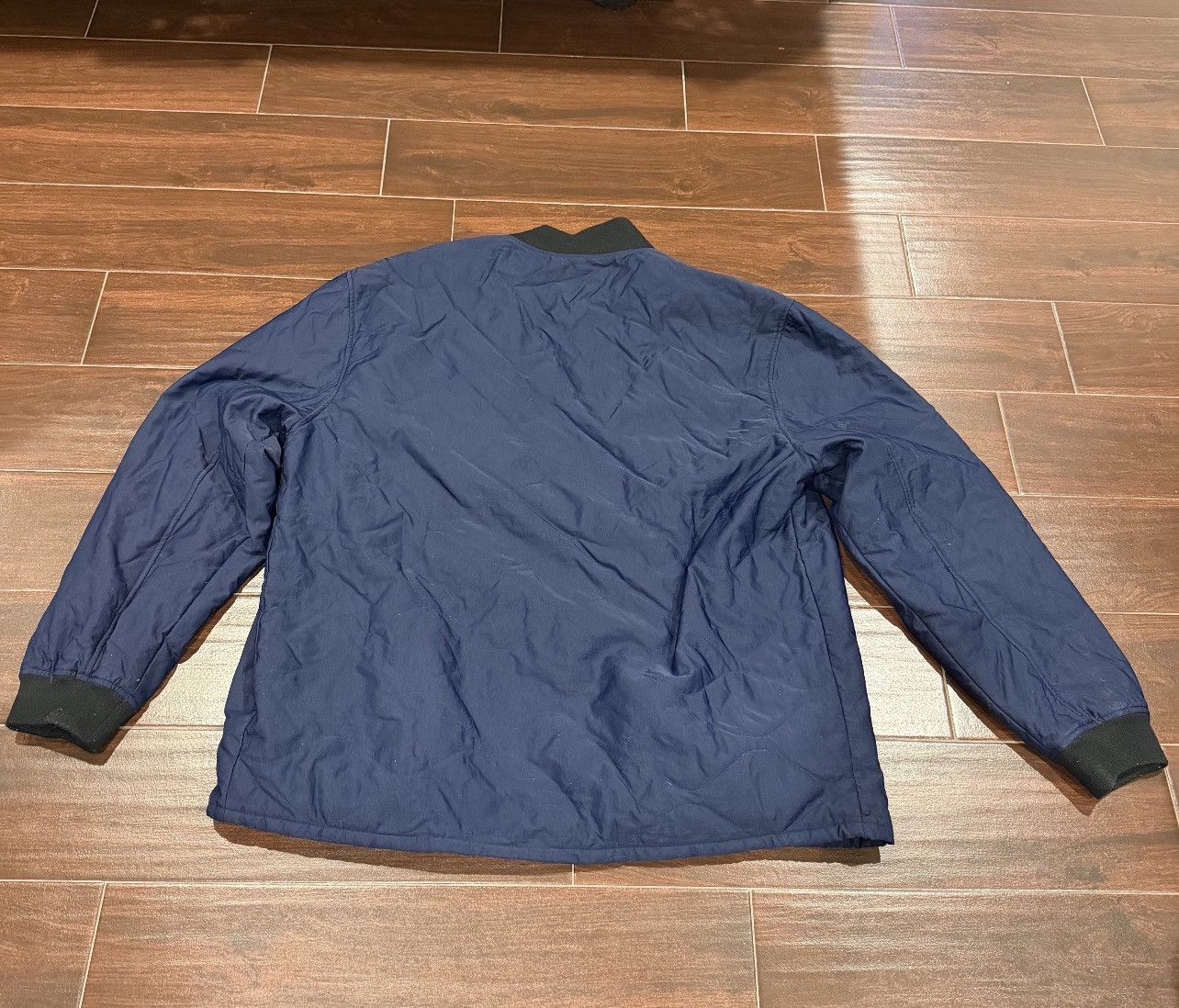 CLOT CLOTTEE by CLOT Quilted Bomber Jacket – Navy – Size XXL Size US XXL / EU 58 / 5 - 2 Thumbnail