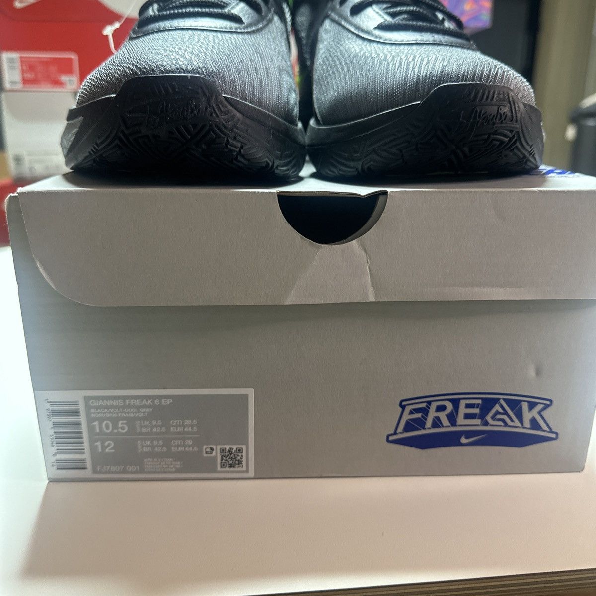 Nike Nike Giannis Freak 6 EP Naija Black Volt Men US Size 10.5 Size US 10.5 / EU 43-44 - 6 Thumbnail