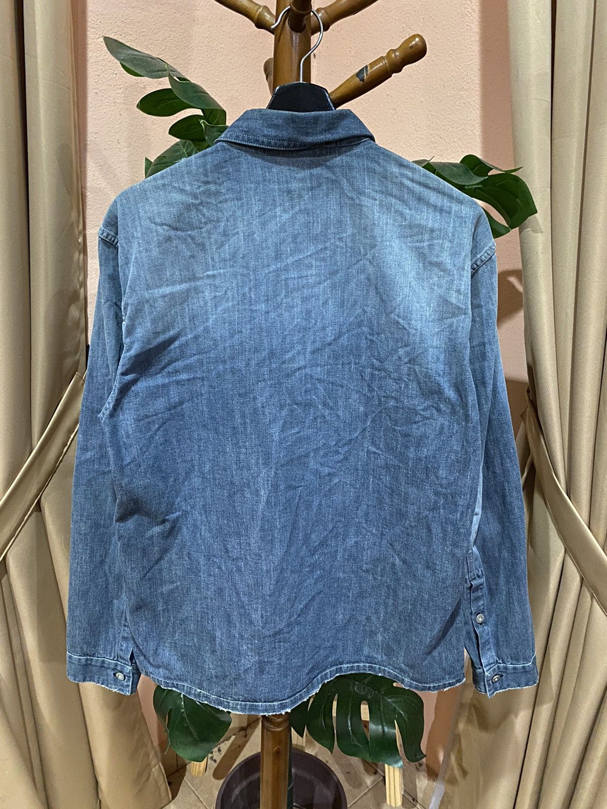 Massimo Osti × Stone Island Stone Island Denim Overshirt Jacket - Italian Made Utility Size US M / EU 48-50 / 2 - 10 Thumbnail