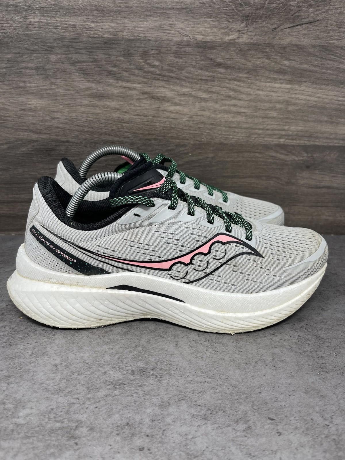 Saucony Saucony Endorphin Speed 3 Sneakers Womens Size 9 Grey Green Size US 9 / IT 39 - 5 Thumbnail