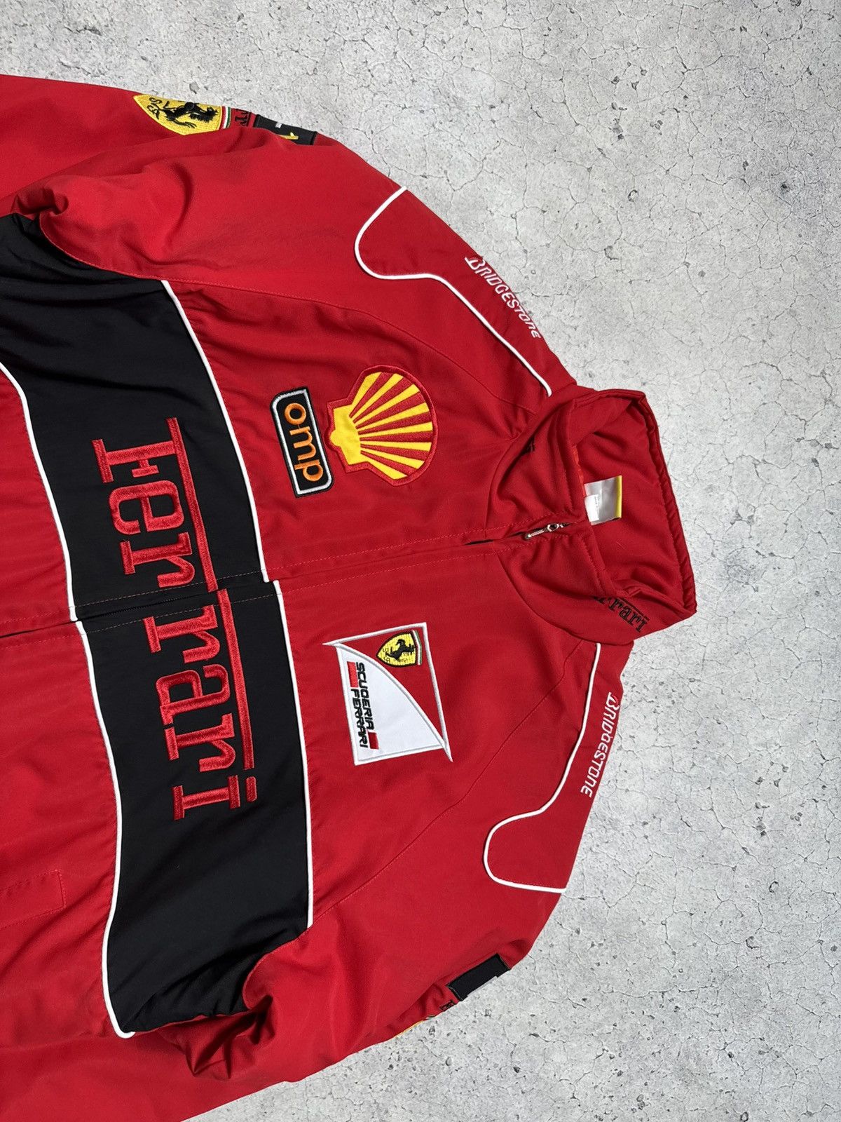 Ferrari Ferrari F1 Racing Bomber Jacket Hype Rare Big Logo Vintage Size US XL / EU 56 / 4 - 5 Thumbnail