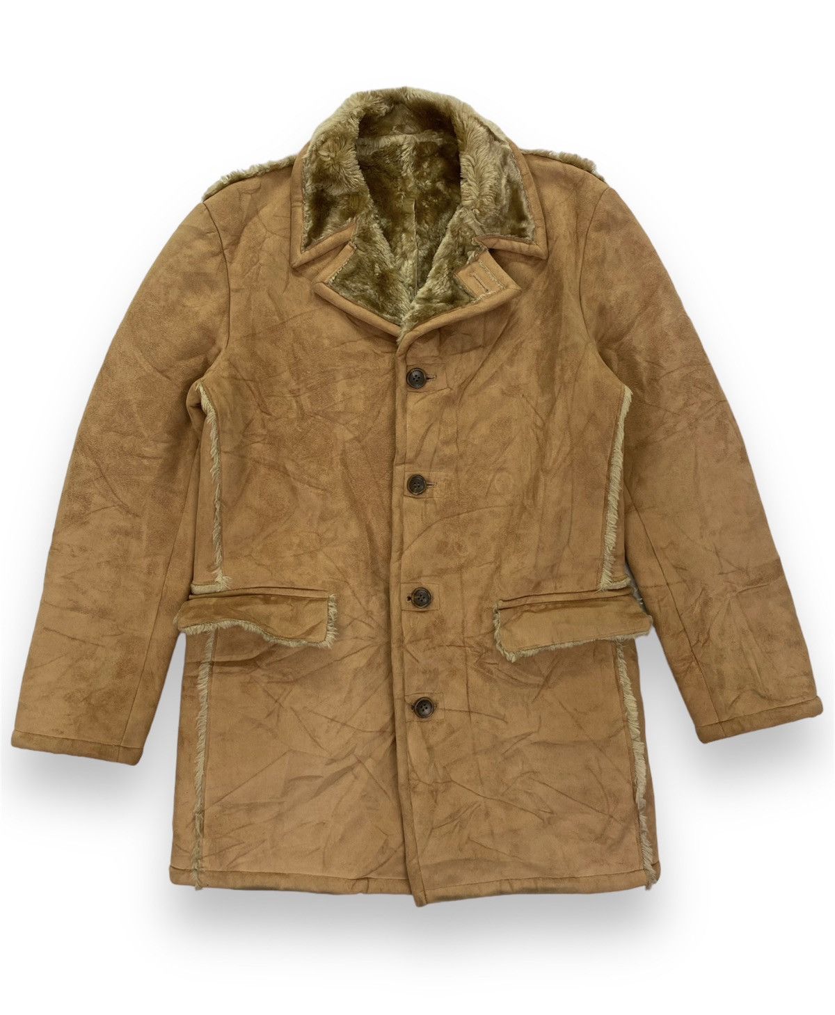 Tornado Mart Tornado Mart Japan Dirty Fur Jacket Size US M / EU 48-50 / 2 - 1 Thumbnail