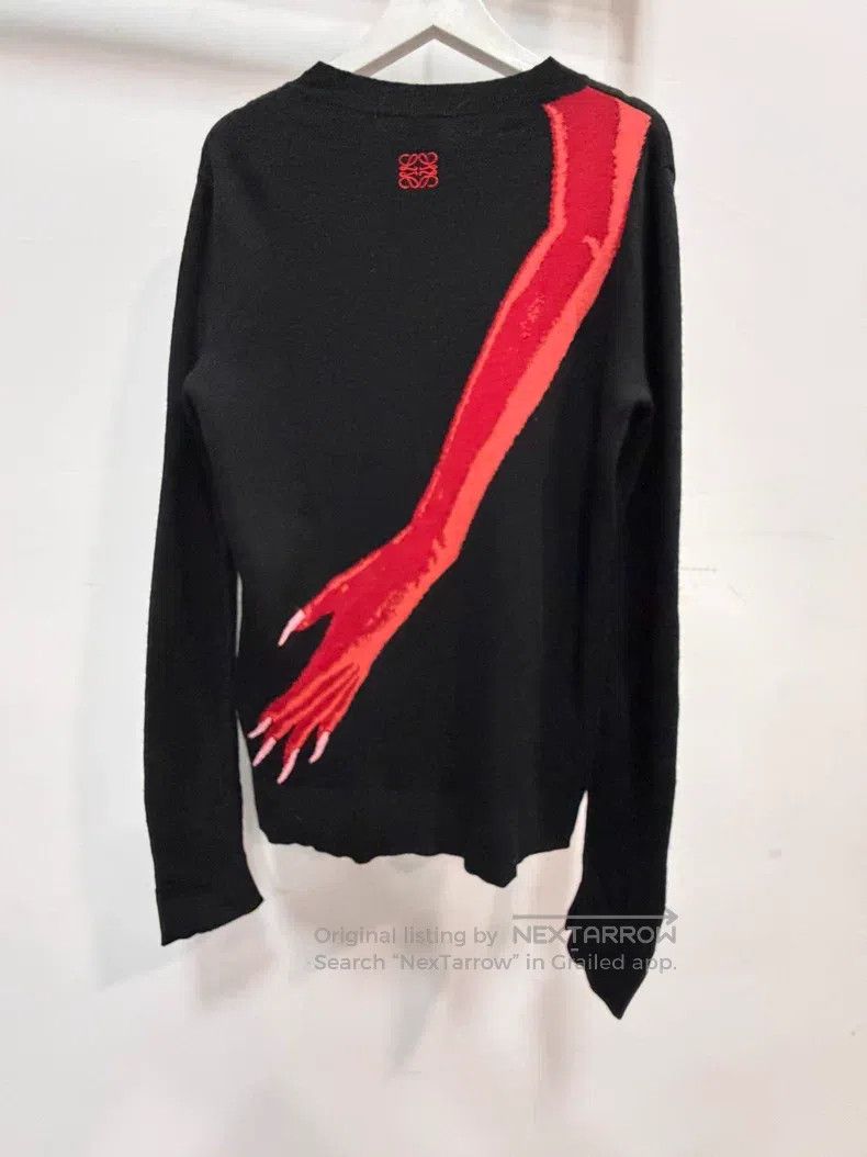 Loewe Loewe Red Arm Sweater Size US M / EU 48-50 / 2 - 2 Thumbnail
