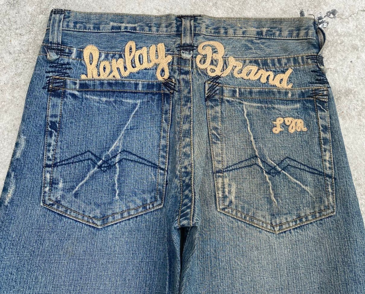 Replay Vintage Replay Brand Flared Denim Jeans Size US 33 - 4 Thumbnail