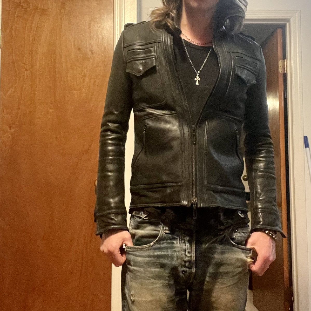Japanese Brand 4-Pocket Leather Jacket Size US S / EU 44-46 / 1 - 8 Thumbnail