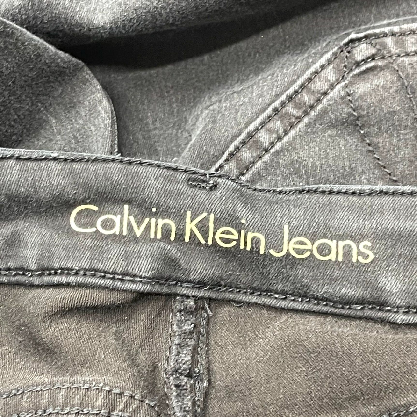 Calvin Klein Calvin Klein Jeans Womens Ankle Skinny Size 8 Gray Denim Cotton Blend 5-Pocket Belt Loops Minimalist Modern Size 27" / US 4 / IT 40 - 3 Thumbnail