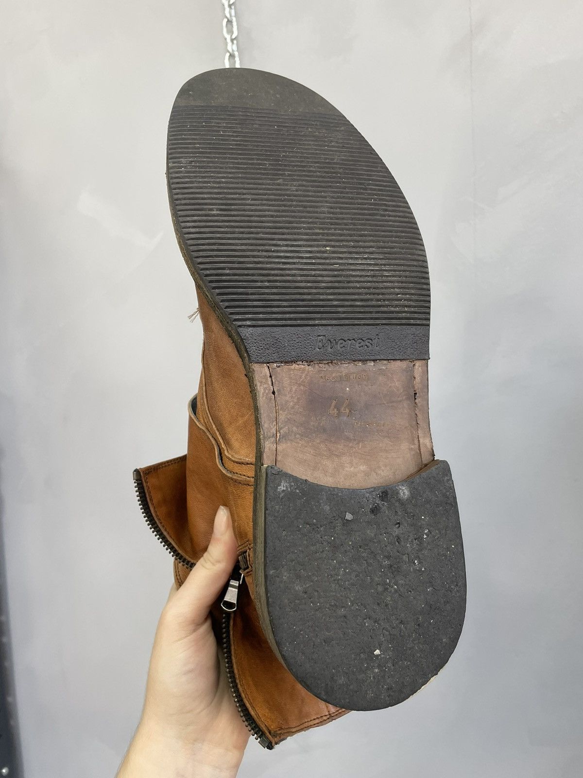 Hedi Slimane Hedi slimane brown boots avant garde retro style Size US 11 / EU 44 - 12 Thumbnail