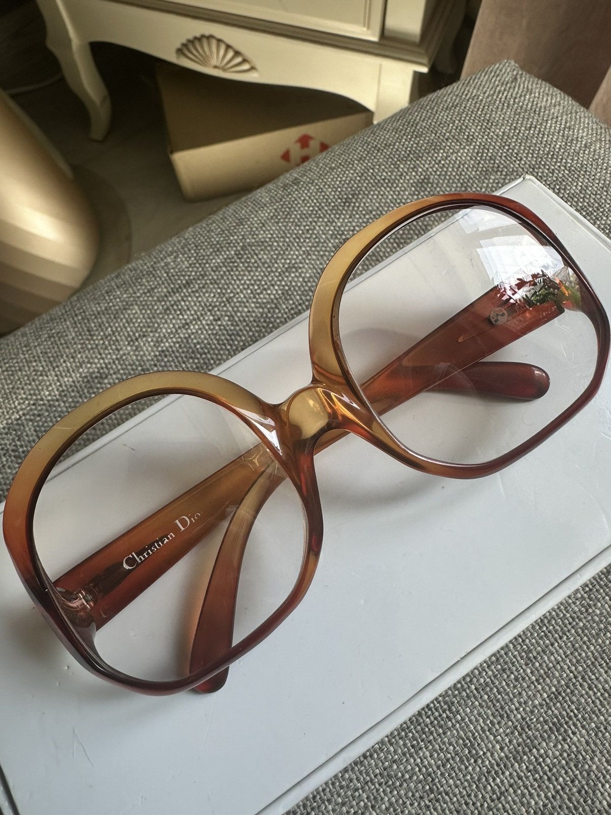 Dior × Vintage Christian Dior Vintage 2051 Sunglasses Eyeglasses Frame 70’s Size ONE SIZE - 3 Thumbnail