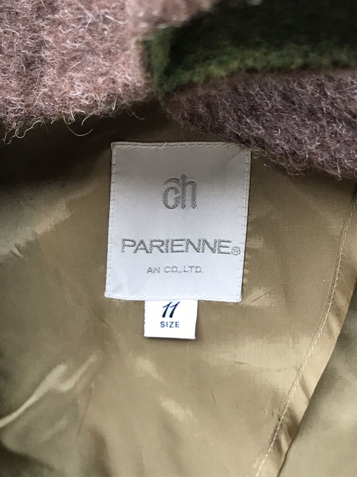 Japanese Brand × Vintage ⚡️Vintage Parienne Hoodie Wool Long Jacket Size L / US 10 / IT 46 - 9 Thumbnail