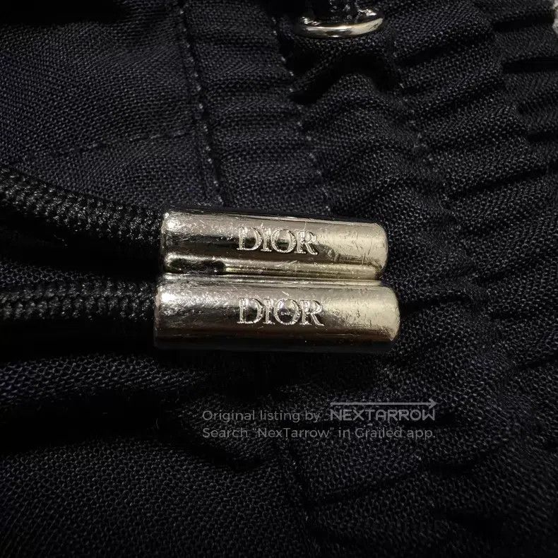 Dior Dior Dark blue drawstring side zipper wool casual pants Size US 30 / EU 46 - 3 Thumbnail