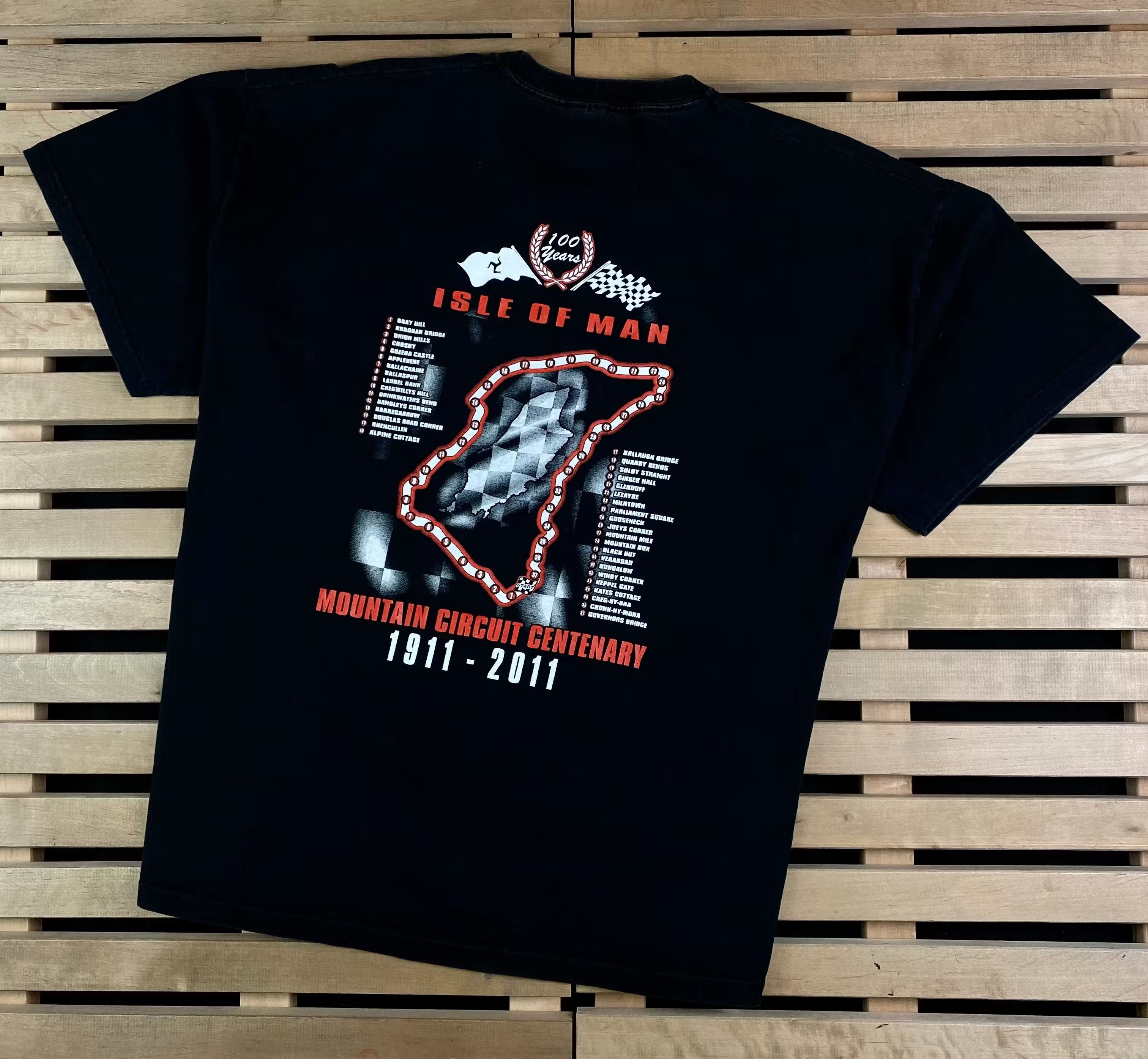 Vintage Racing Road T Shirt 2011 Isle Of Man 100 Years Size XXXL Size US XXL / EU 58 / 5 - 7 Thumbnail