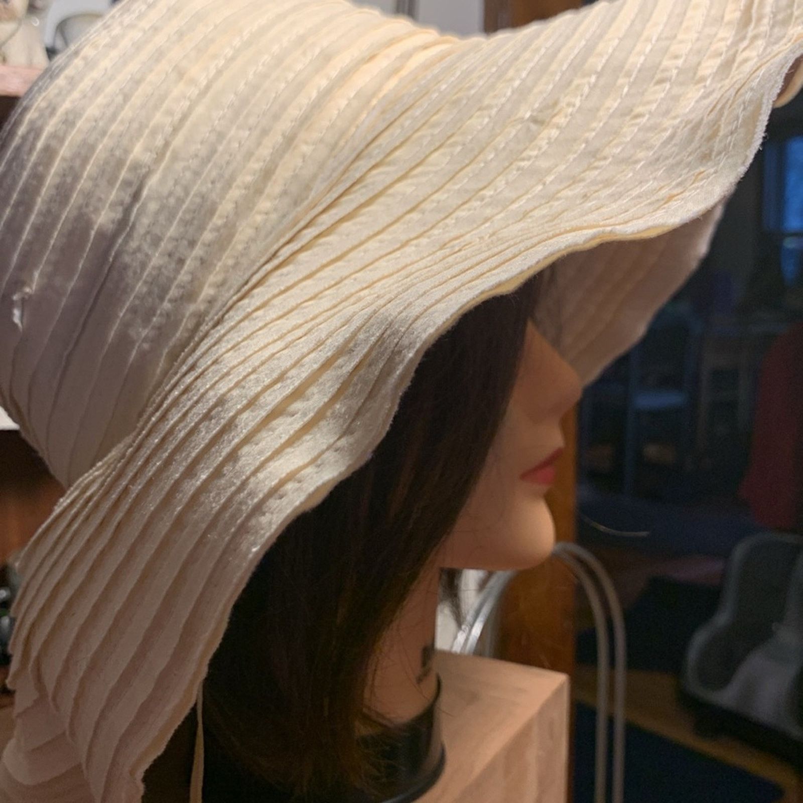 Vintage 60’s 70’s style floppy brim yellow San Diego Hat co. sunhat Size ONE SIZE - 2 Thumbnail