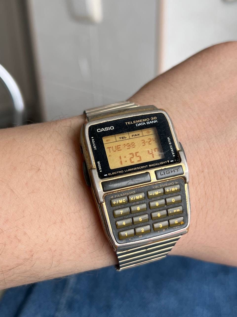 Casio × Japanese Brand RETRO CASIO DATABANK TELEMEMO 30 CALCULATOR SUPER RARE 90s Size ONE SIZE - 1 Thumbnail