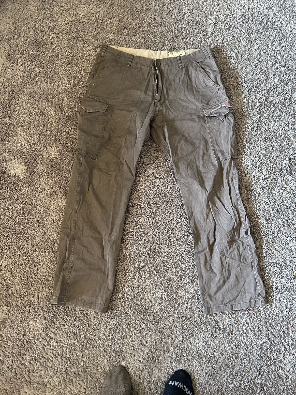 Vintage × Volcom Baggy brown volcom cargo pants Size US 38 / EU 54 - 2 Thumbnail