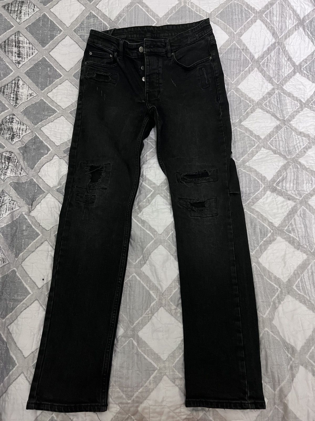 Ksubi Ksubi Boneyard Distressed Chitch Jeans 32x32 Size US 32 / EU 48 - 1 Thumbnail