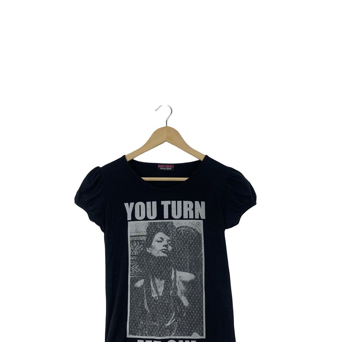 Other SECRET SOCIETY Sophia Loren Potrait Puff Sleeve Tee Shirt Size US XXS / EU 40 - 2 Thumbnail
