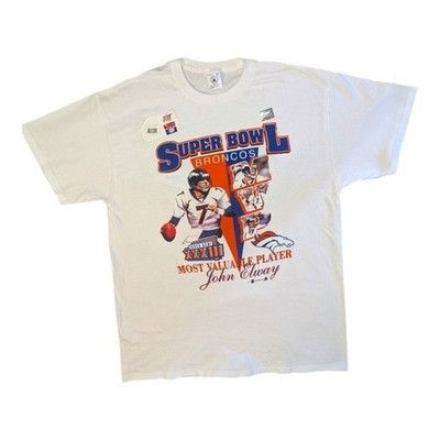 Delta 1999 Denver Broncos Super Bowl XXXIII John Elway T-Shirt XL Size US XL / EU 56 / 4 - 1 Thumbnail