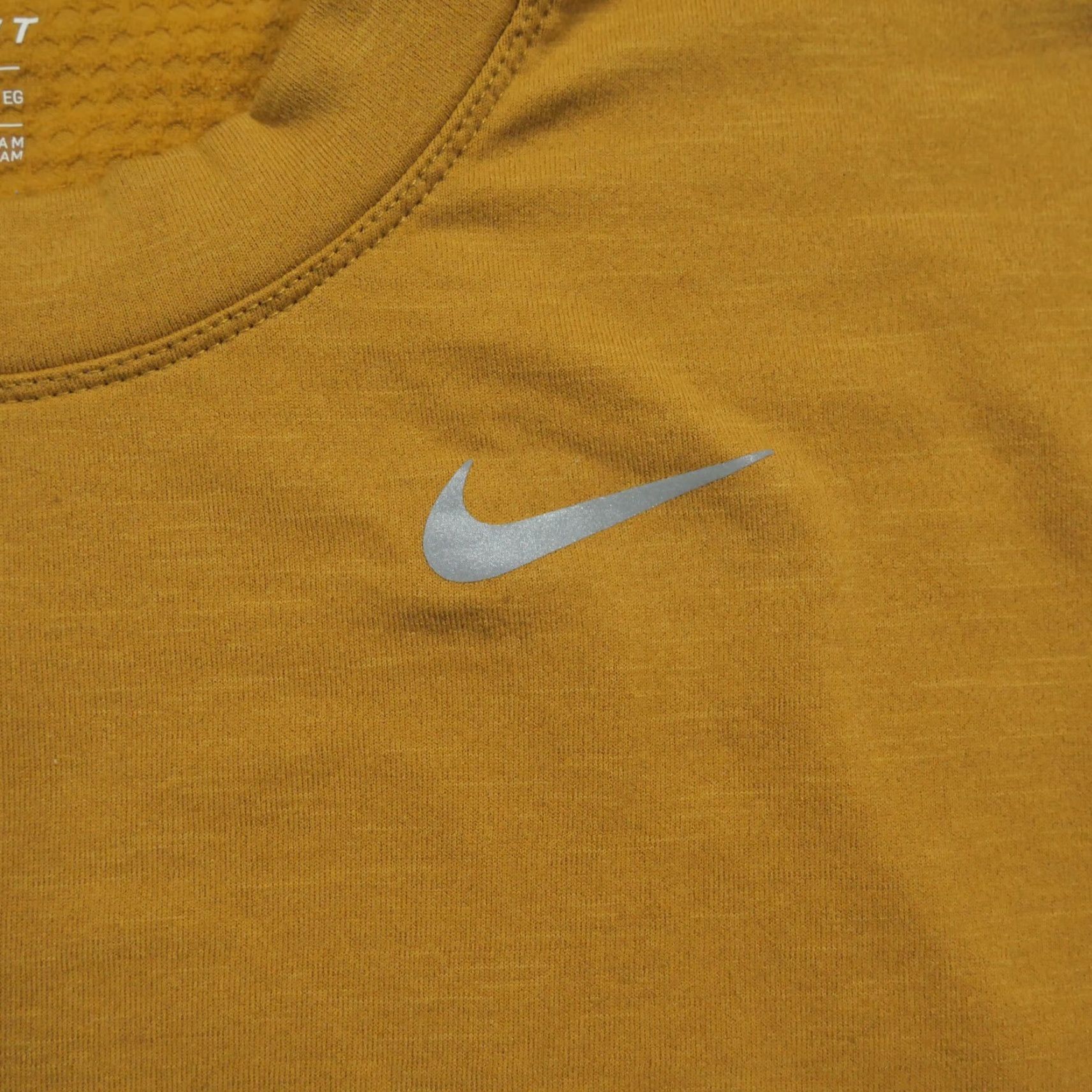 Nike Nike Sweatshirt Womens XL Yellow Black Pullover Running Dri Fit Kangaroo Pocket Size XL / US 12-14 / IT 48-50 - 2 Thumbnail