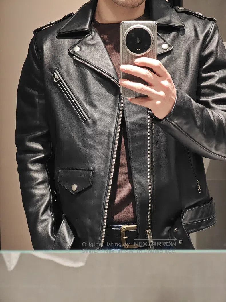 Schott Schott Motorcycle leather coat Size US XL / EU 56 / 4 - 9 Thumbnail