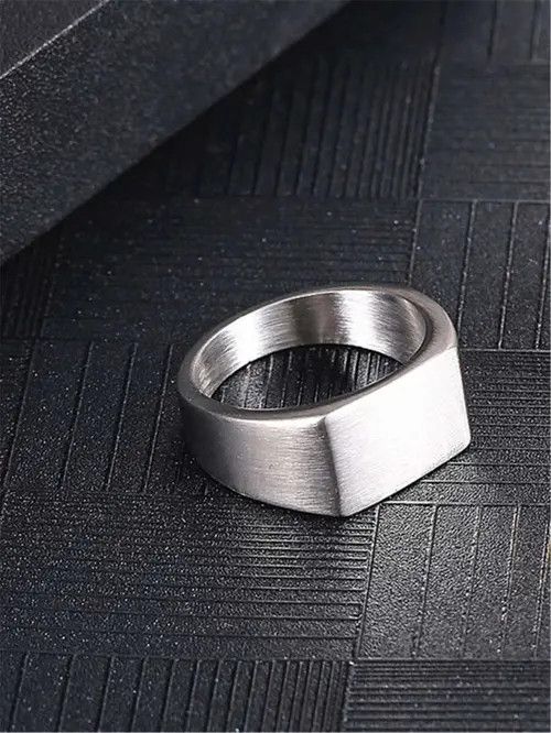 Jewelry × Vintage Retro Punk Stainless Steel Ring Vintage Size ONE SIZE - 2 Thumbnail