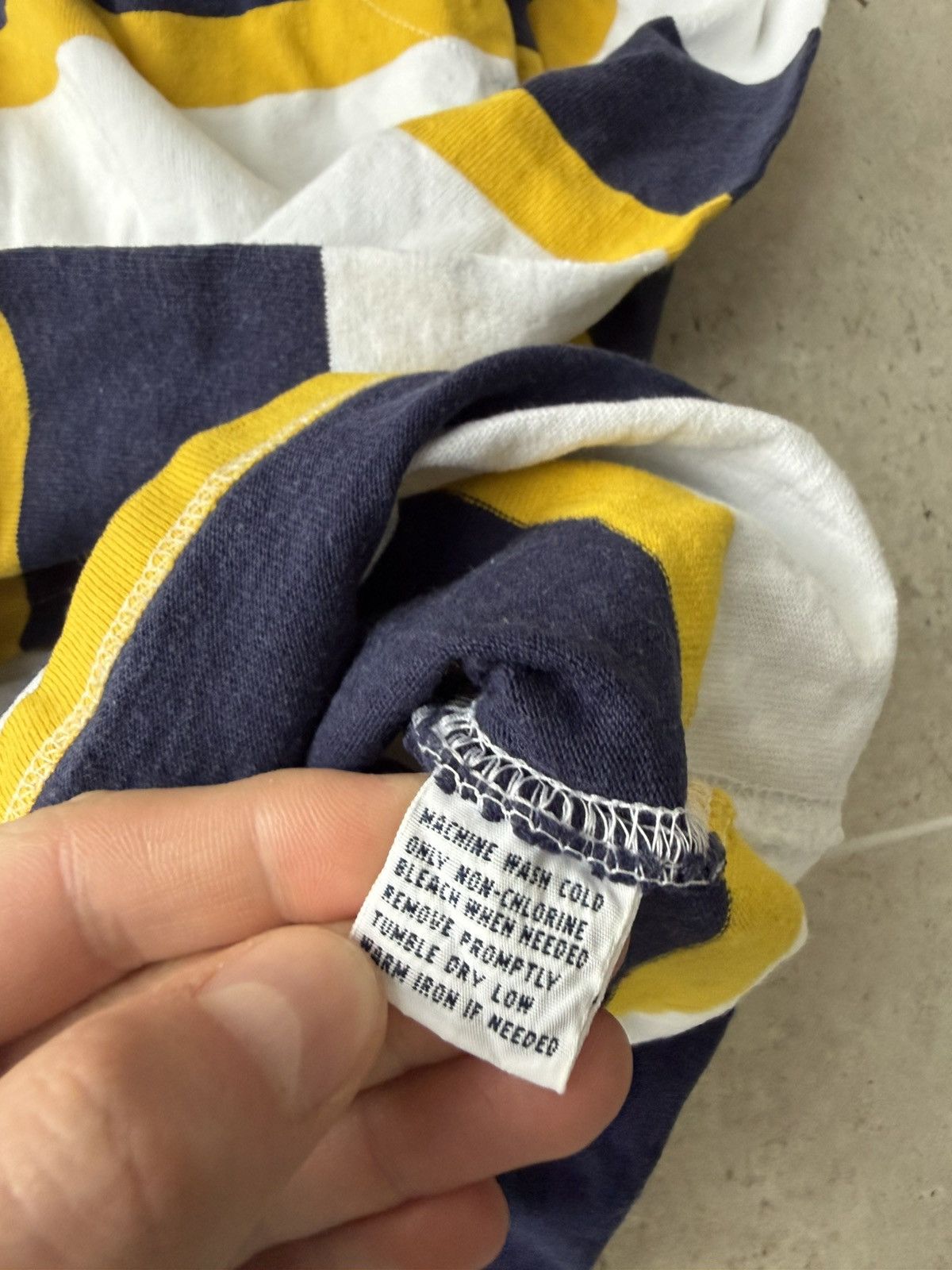 Polo Ralph Lauren Vintage Polo Ralph Lauren Rugby Stripe Polos Size US L / EU 52-54 / 3 - 6 Thumbnail