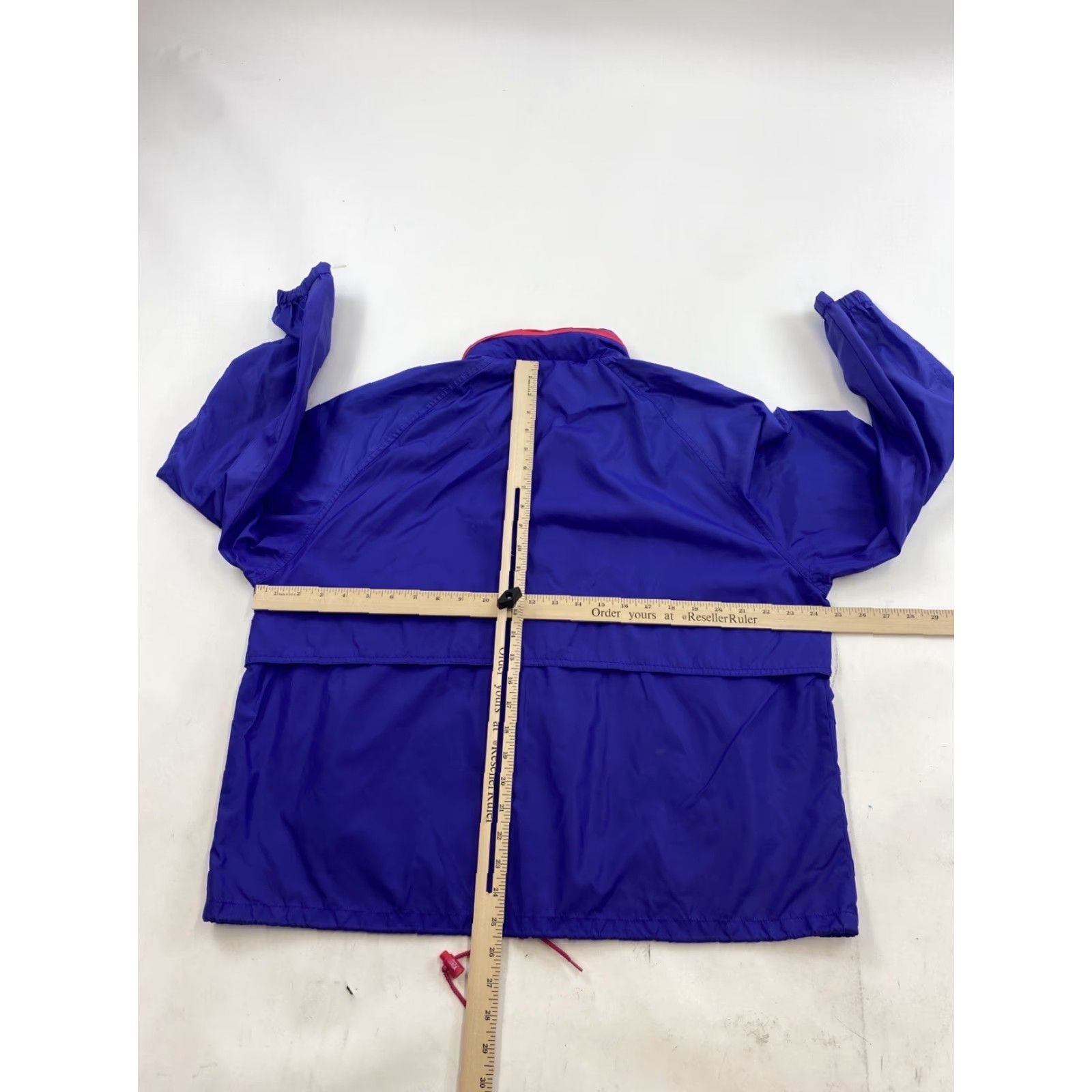 Vintage VINTAGE Woolrich Jacket Women L Purple Windbreaker Full Zip Hooded Size L / US 10 / IT 46 - 4 Thumbnail