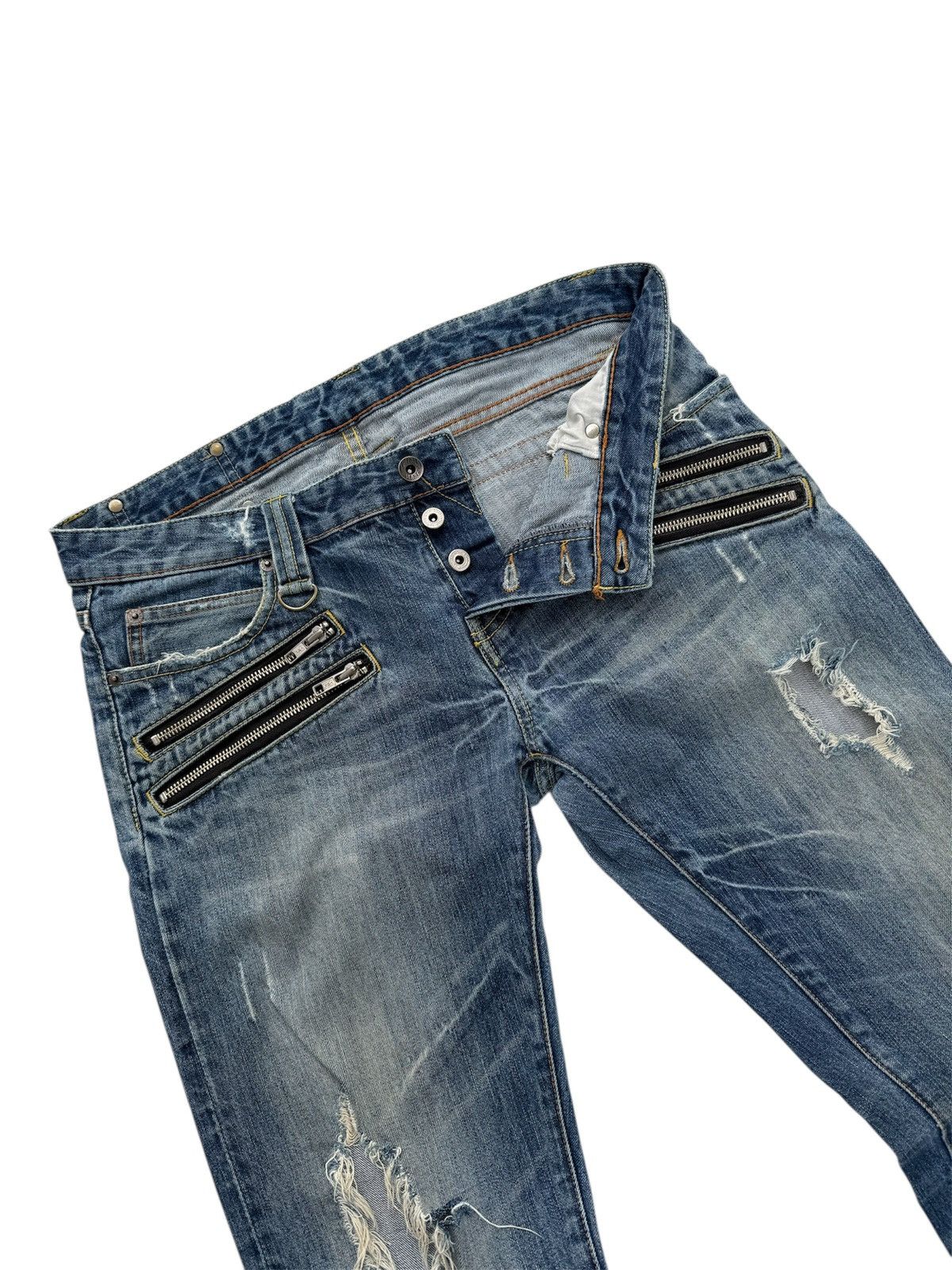 If Six Was Nine BUFFALO JEANS BOOTCUT FLARE DISTRESSED STYLE JEANS Size US 34 / EU 50 - 4 Thumbnail